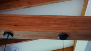 Feature BeamsCypress is an ideal timber for exposed beams. Beams and sarking work well as a combo